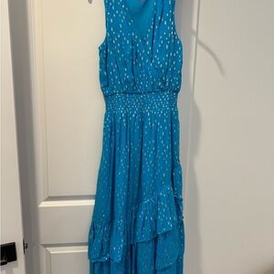 Lilly Pulitzer Teal High Low Dress